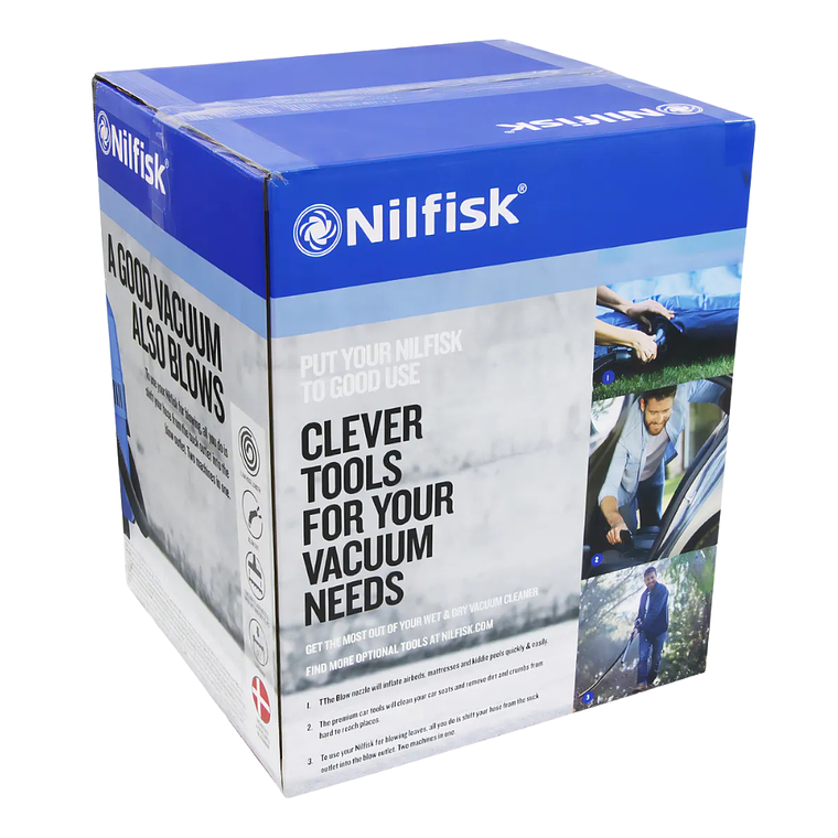 Aspiradora Agua y Polvo 12L 1200w Nilfisk Buddy II 12 7