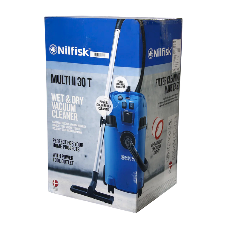 Aspiradora de Agua y Polvo 1400w MULTI II 30T NILFISK 7