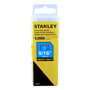 Grapas Stanley T50 5/16 (8mm) Caja 1000 Unidades TRA705T