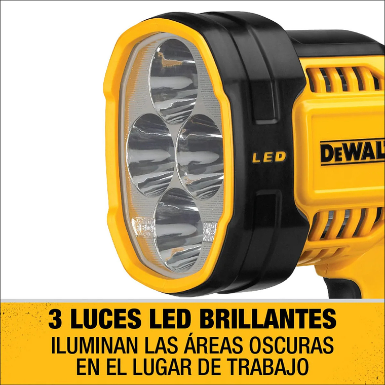 Luz Led Para Trabajo 20v Car/2Bat. 2Ah + Bolso Dewalt DCL043 5