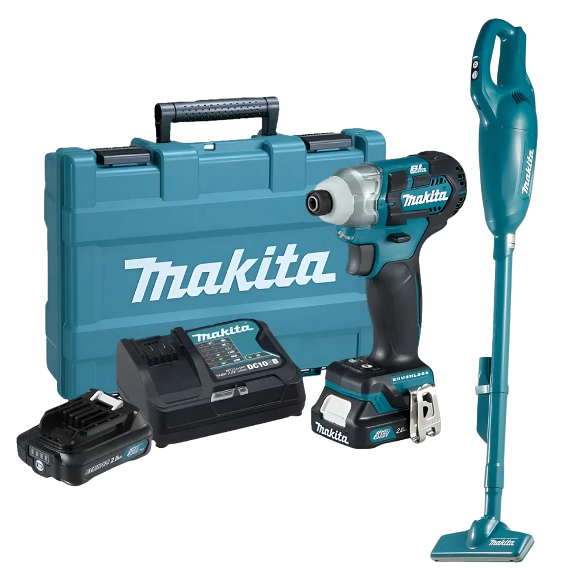 Atornillador Impacto + Aspiradora 12v Makita TD111 1