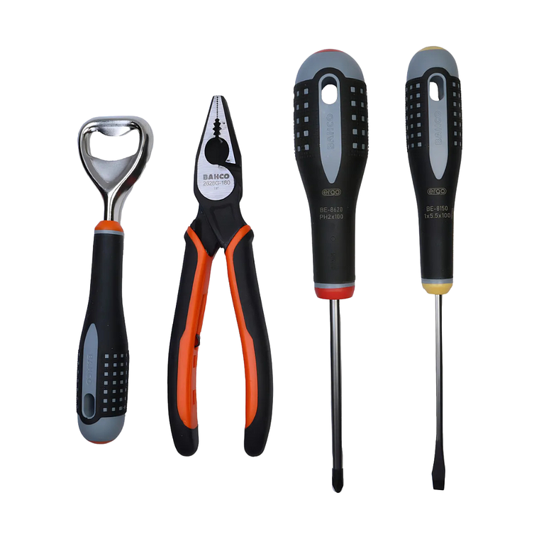 Kit Destornillador Ergo + Alicate Universal Ergo 3 Pza Bahco 1