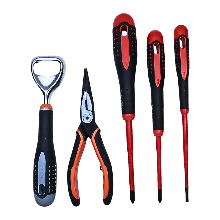 Kit Destornillador Slim Ergo Alicate Punta Ergo 3 Pza. Bahco 1