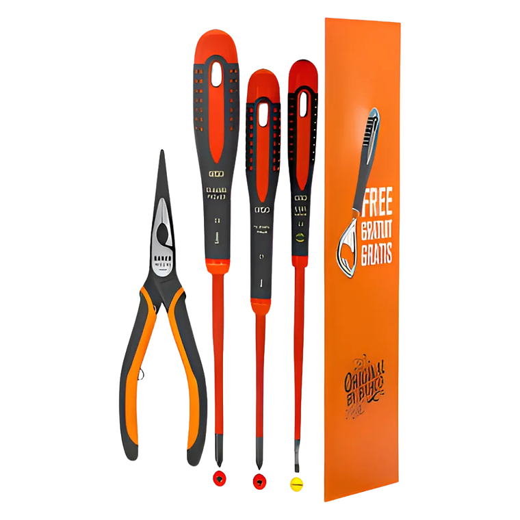 Kit Destornillador Slim Ergo Alicate Punta Ergo 3 Pza. Bahco 6