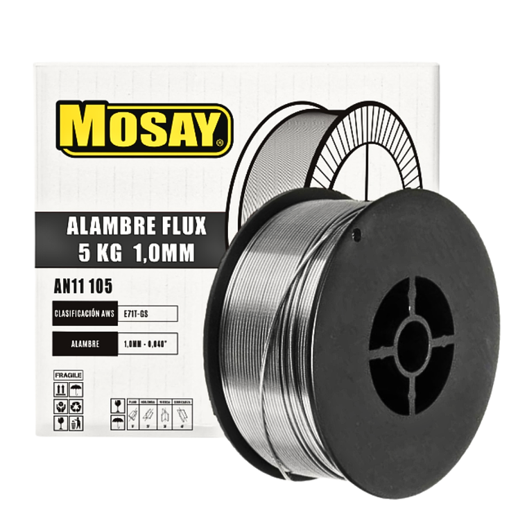 Soldadura Alambre Mig Flux Sin Gas 1.0mm 5kg MOSAY 1