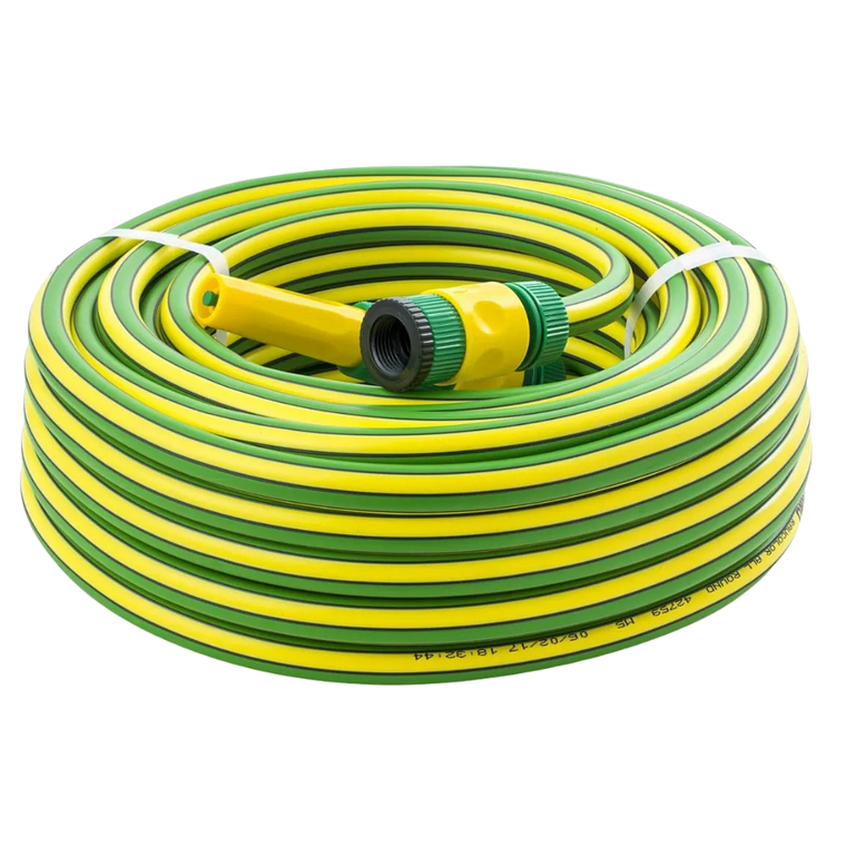 Kit Manguera + Accesorios Jardín Bicolor 1/2