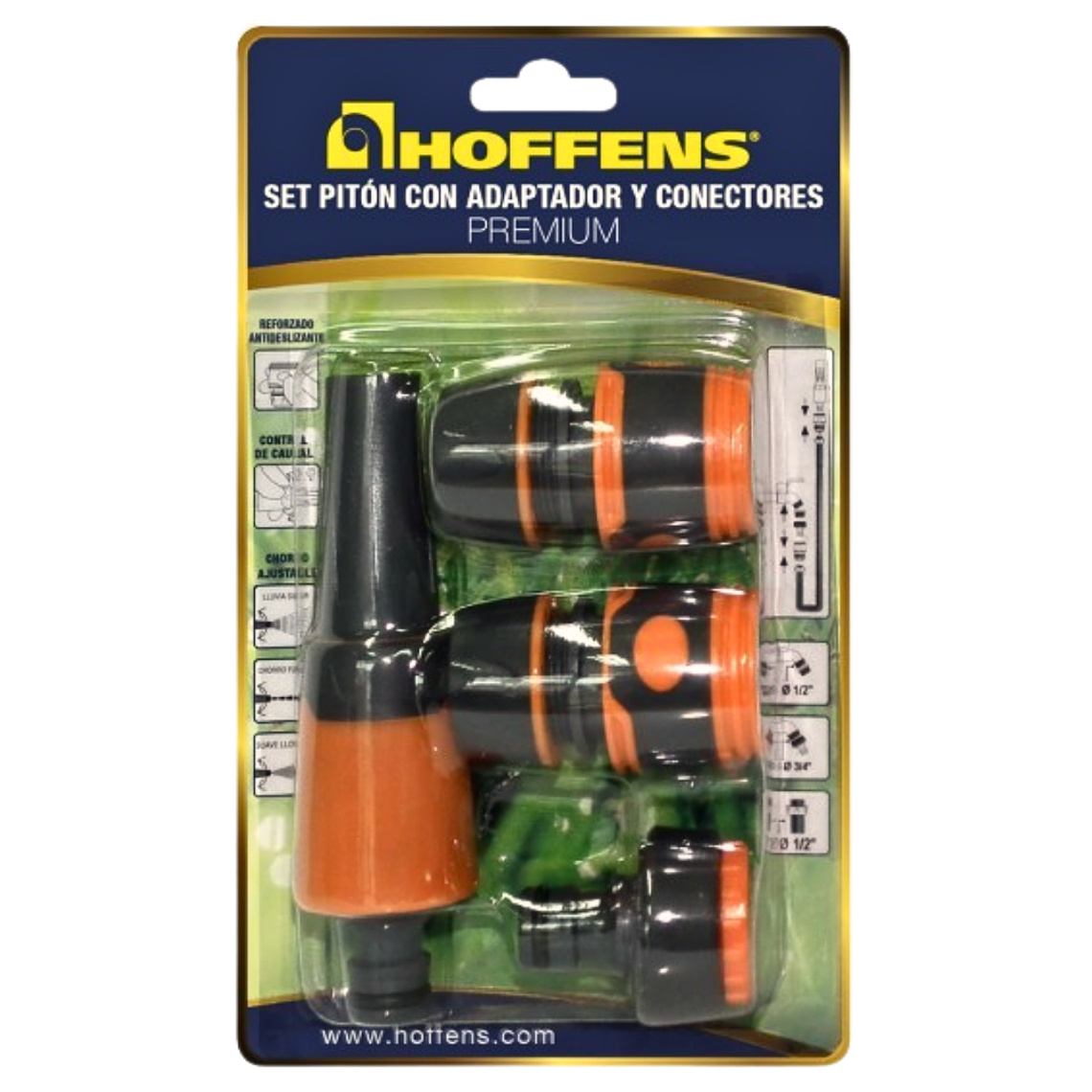 Kit Pitón Recto Ajustable 1/2