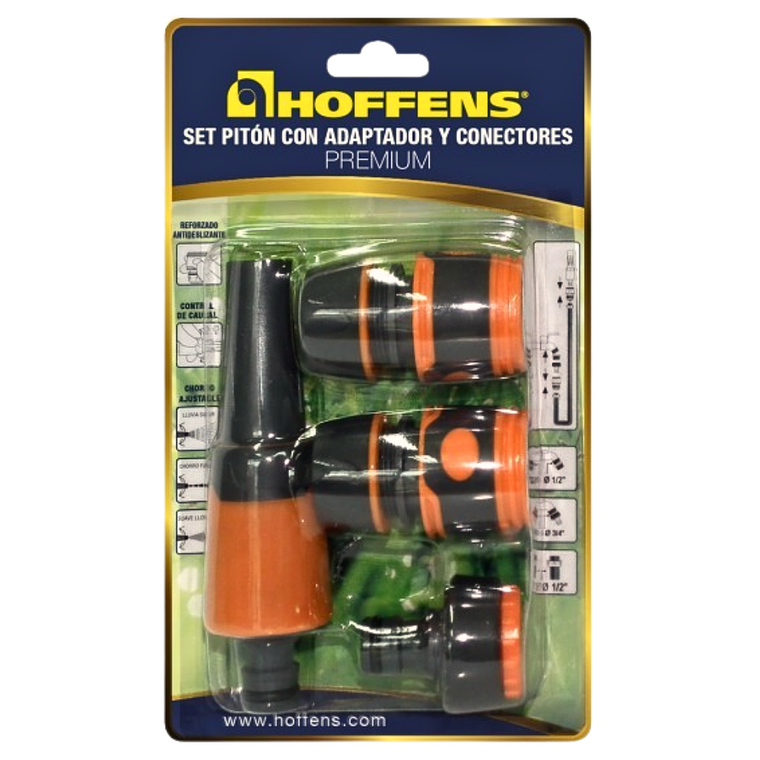 Kit Pitón Recto Ajustable 1/2