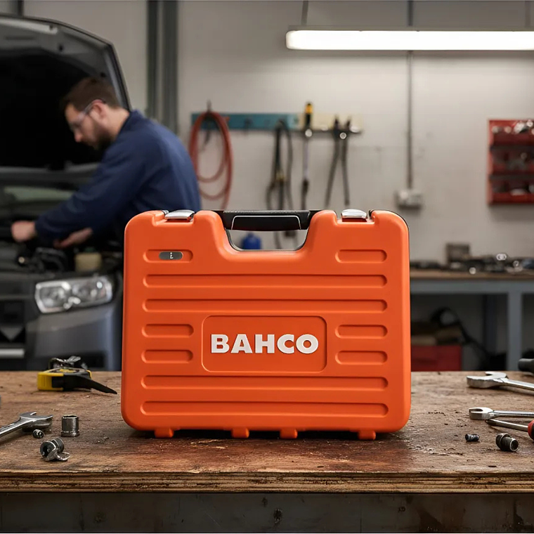 Juego De Dados De 1/2 + Llaves Combinadas 40 Pzs. Bahco S400 5