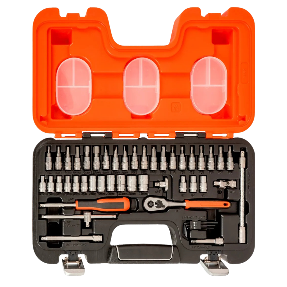 Juego De 46 Herramientas Dados Y Puntas 1/4 S460 Bahco 2