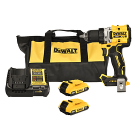 Kit Taladro Atornillador 1/2 20v Car/2Bat Dewalt Dcd801d2-b2
