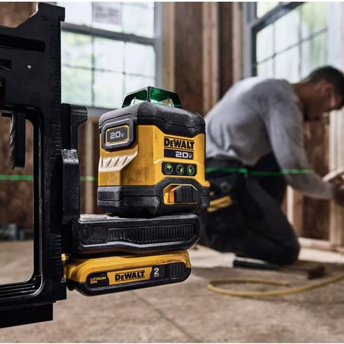 Kit Nivel Laser Alta Precisión 3Lineas 360Grados DCLE34035D1 5