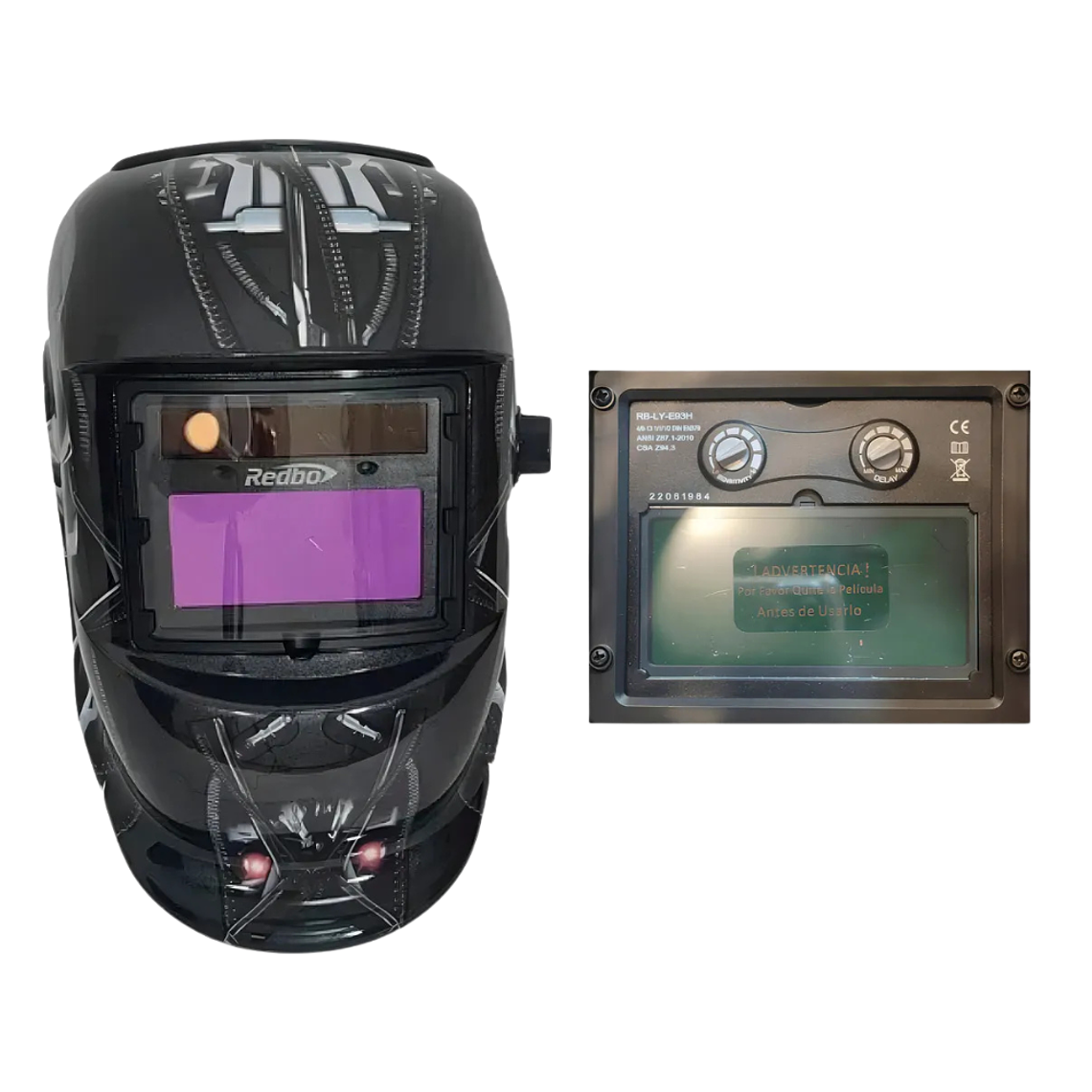 kit Soldadora AlphaTIG150A 2en1+Guantes+Máscara RedboRBLYE64 4