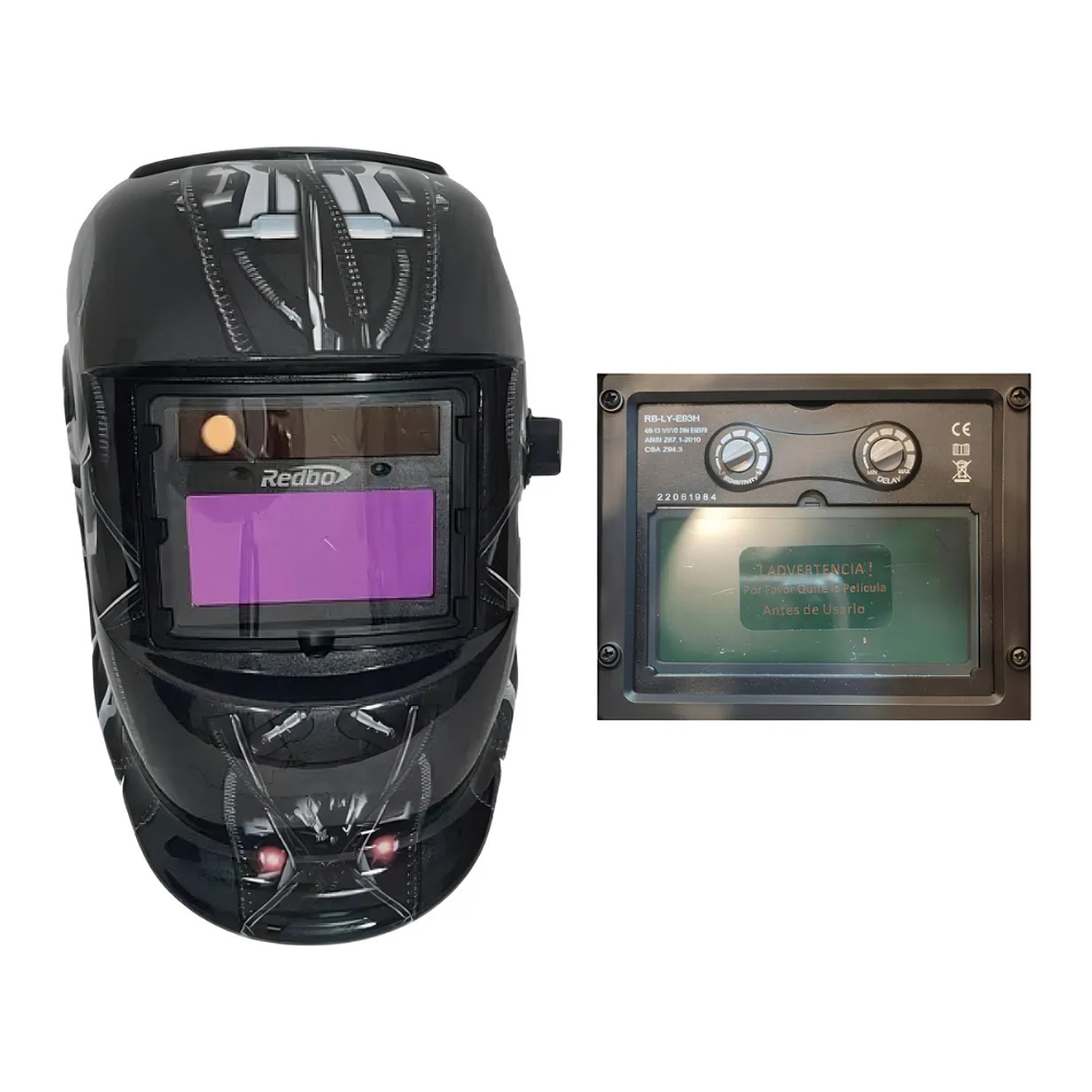 kit Soldadora Alpha TIG150A 2en1 + Máscara Redbo RBLYE64 4