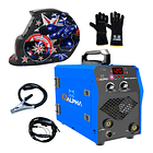 kit Soldadora AlphaMig120A 3en1+Guantes+Máscara RedboRBLYE26 1