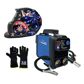 kit Soldadora AlphaTIG150A 2en1+Guantes+Máscara RedboRBLYE26