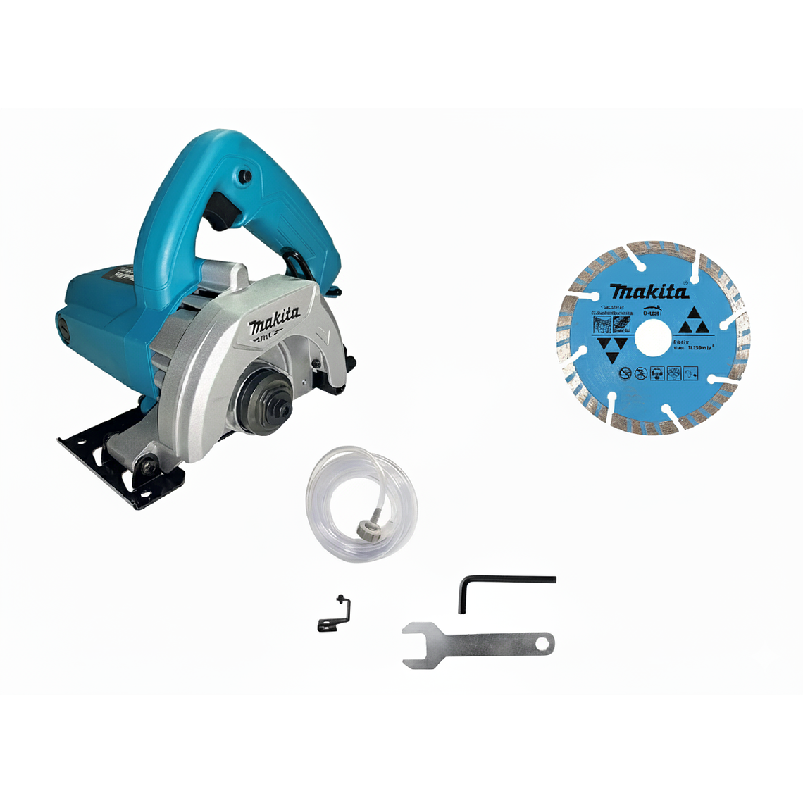 Sierra Mármol 110mm Makita M0400bc + Disco Concreto/Granito 2