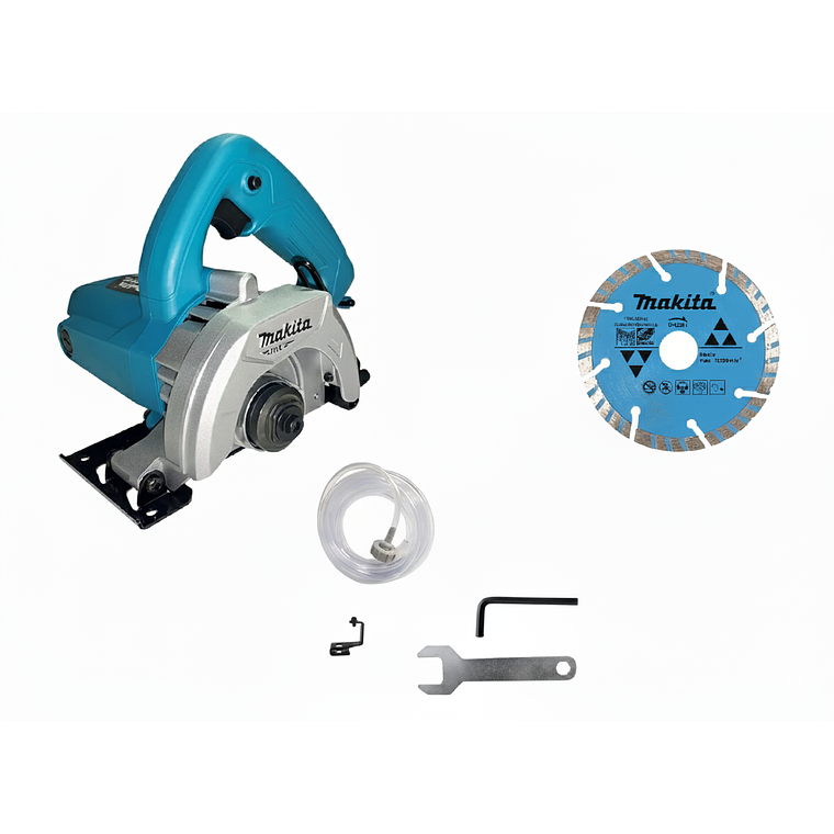 Sierra Mármol 110mm Makita M0400bc + Disco Concreto/Granito 2