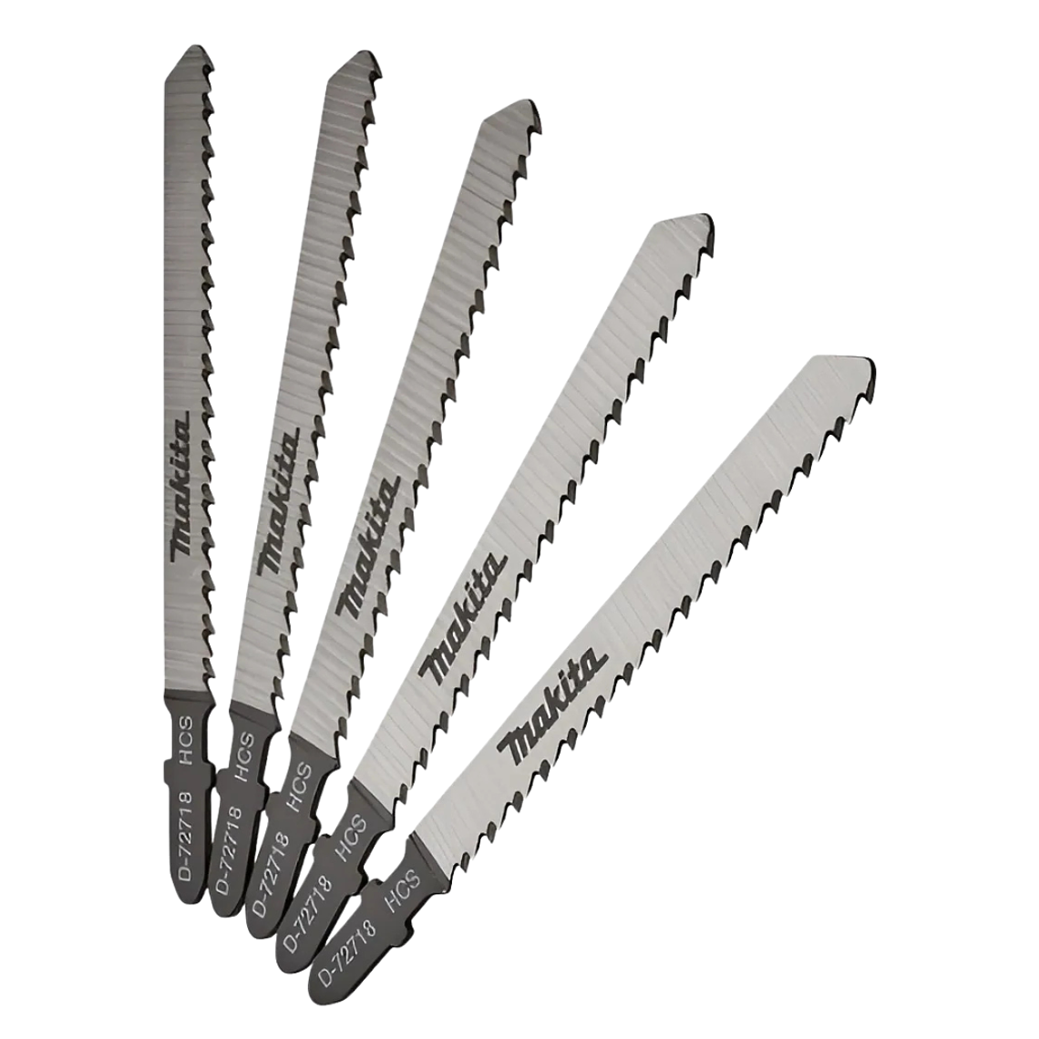 Set 5 Pcs Hojas De Calar Madera corte Rapido Makita D-72718 1