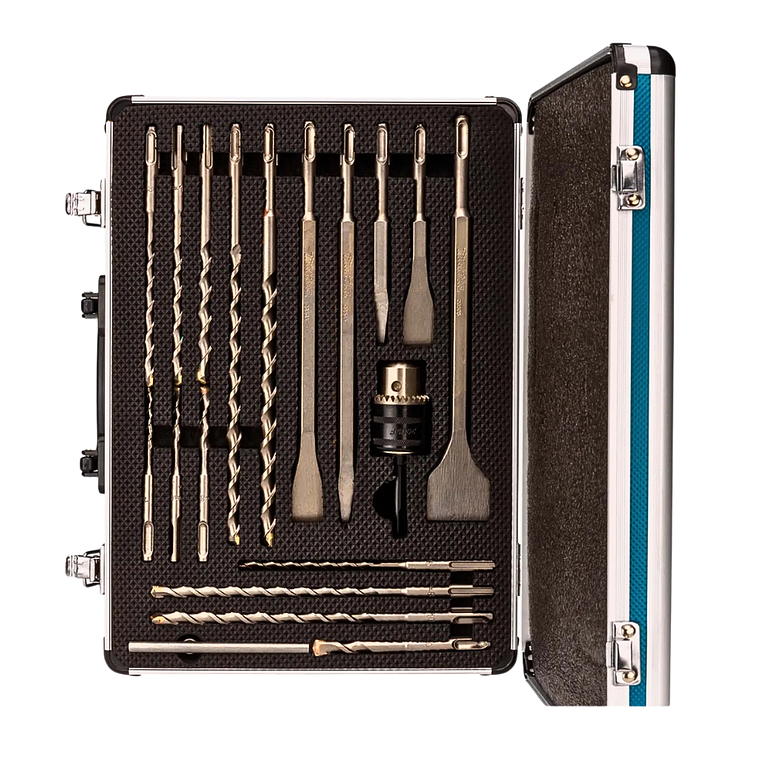 Set 18Pzs Punto/Cincel/Brocas Sds-Plus 2Pts. D-71196 Makita 3