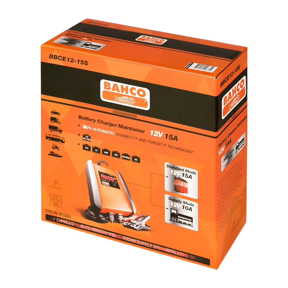 Cargador De Bateria 12v  Para Automóviles Bahco BBCE12-15S 4