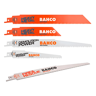 Set Hoja Sierras Sable Metal/Madera 5pzs Bahco 3940HDDSET5P