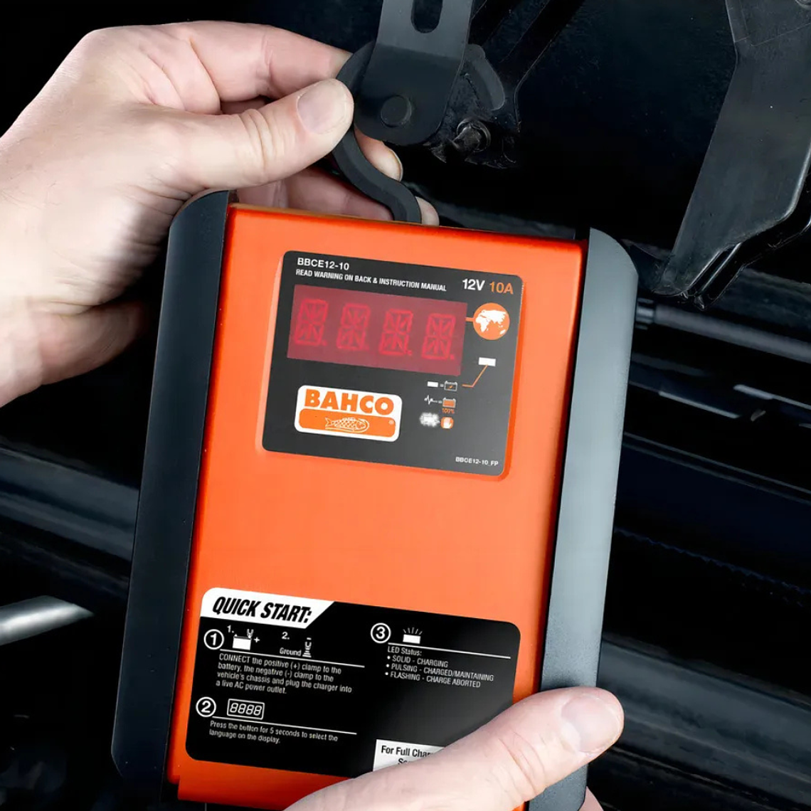 Cargador De Bateria Para Automóviles 12v Bahco Bbce12-6 3