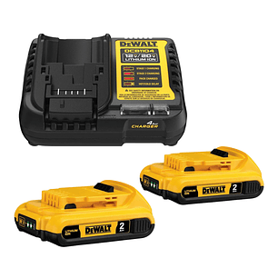 Kit Baterías Cargador + 2Bat. 2Ah 20v Dewalt Dcb203C2