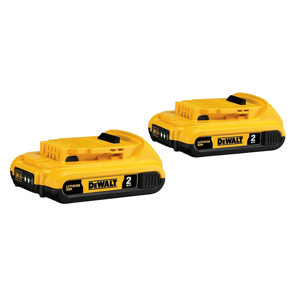 Kit Baterías Cargador + 2Bat. 2Ah 20v Dewalt Dcb203C2 4