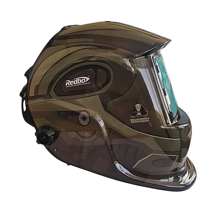 Máscara Para Soldar Fotosensible Profesional Redbo RBLYE95H  2