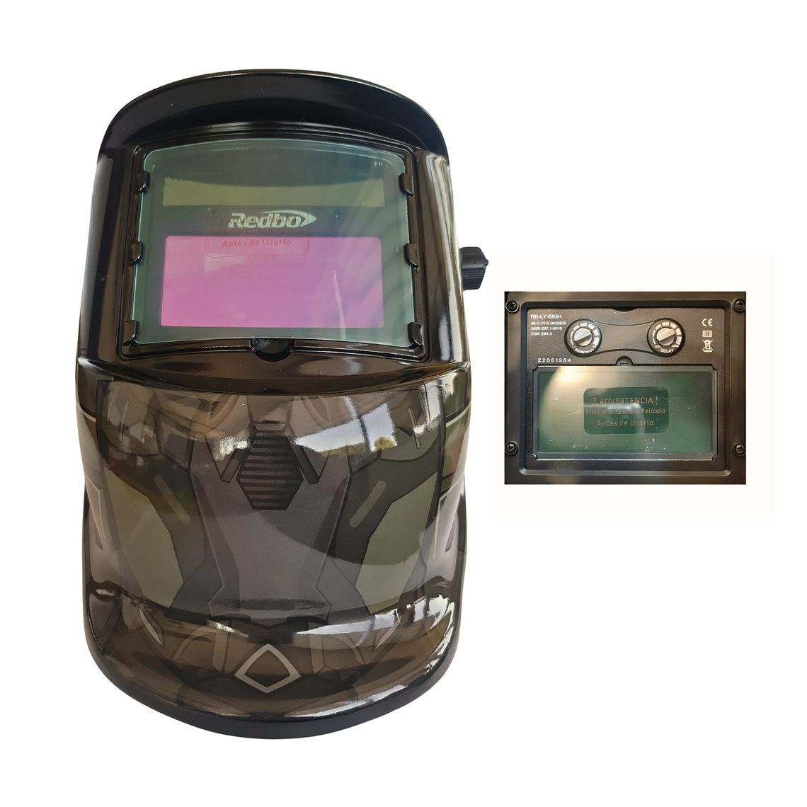 kit Soldadora Indura MMA160A + Máscara Fotosensible RBLYE95H 6