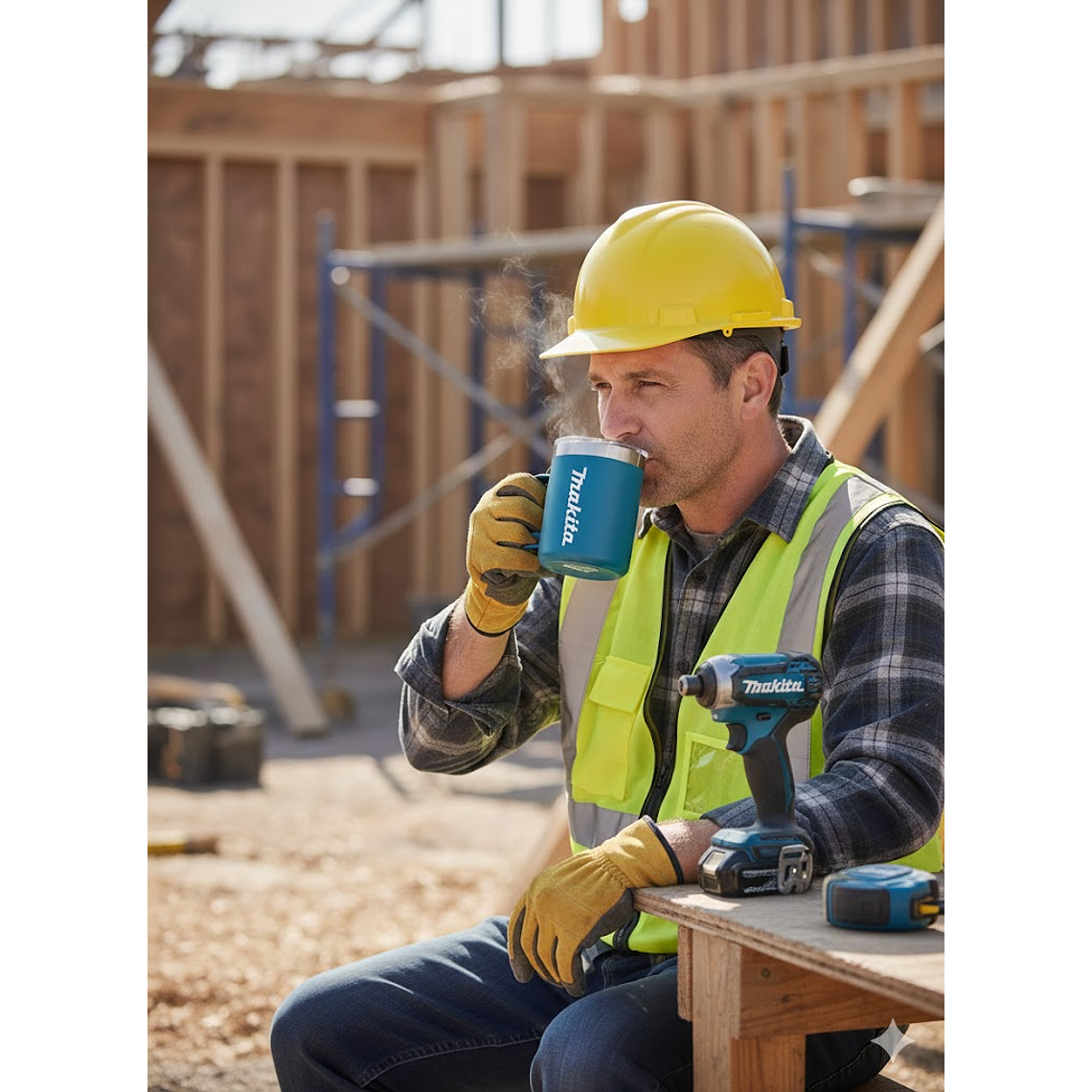 Mug Taza Térmica Makita De Acero Inoxidable M-mug-ver-2 4