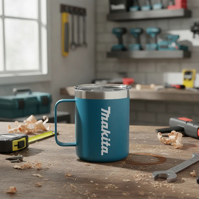 Mug Taza Térmica Makita De Acero Inoxidable M-mug-ver-2 2