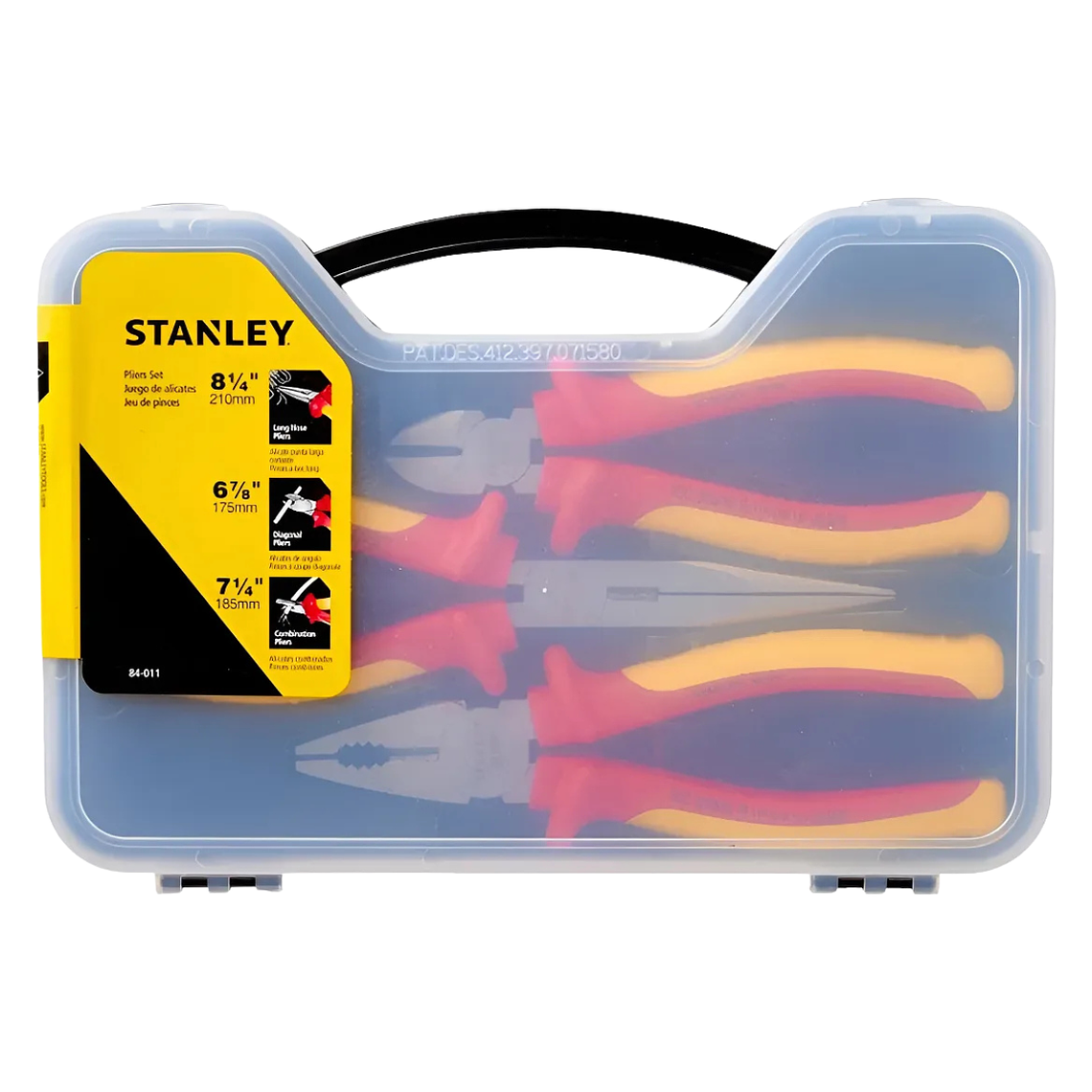 Juego De 3 Alicates Aislados 1000v  Maxsteel Stanley 84-011 8