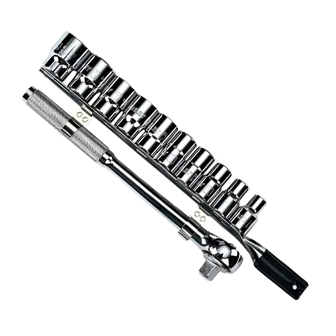 Juego De Dados Métrico Mando 1/2 11 Piezas Stanley 86-734 2