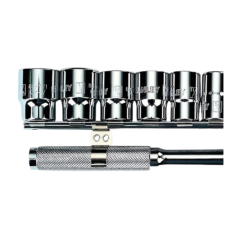 Juego De Dados Métrico Mando 1/2 11 Piezas Stanley 86-734 3