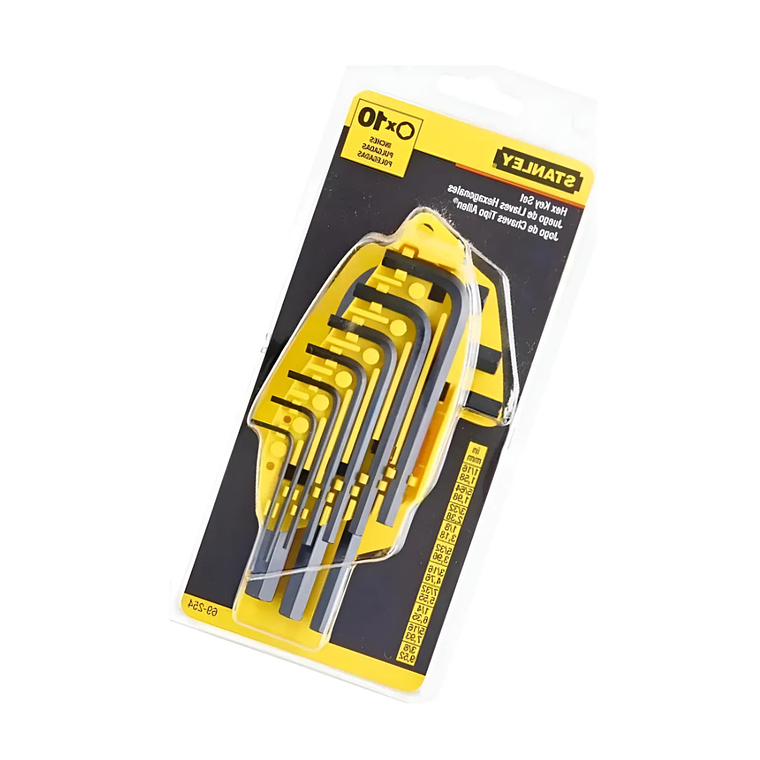 Juego 10 Llaves Allen Hexagonales Pulg.(SAE) Stanley 69-254 3