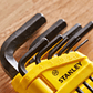 Set De 10 Llaves Allen Hexagonales Stanley 69-253 - Miniatura 4