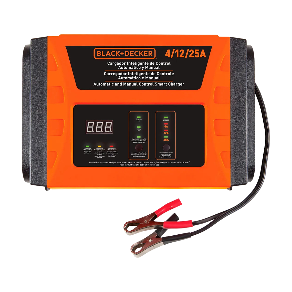 Cargador de Baterías 4/12 25Amp BLACK+DECKER BC25-B2C 1