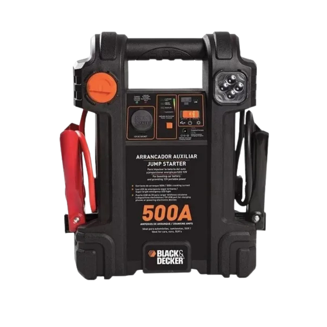 Partidor Auxiliar Para Autos 500amp BLACK+DECKER JS500S 2
