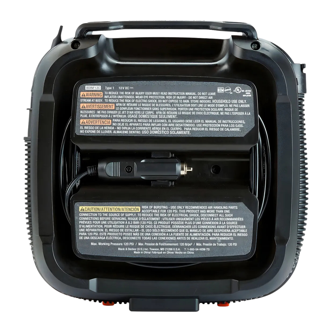 Inflador Multipropósito Black+Decker BDINF12-LA 3