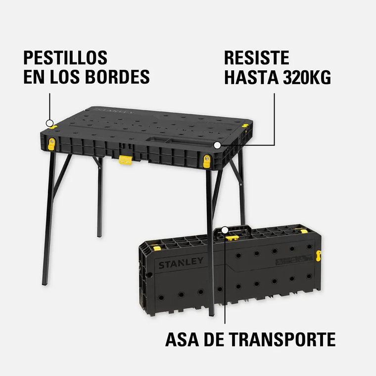 Banco De Trabajo Plegable Stanley Stst83492-1 3