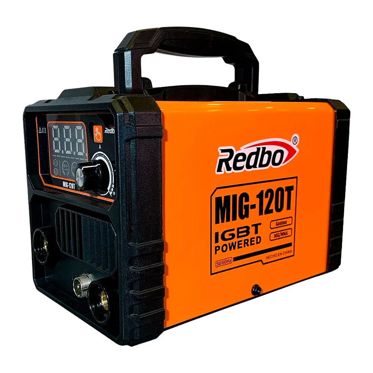 Soldadora Inverter  2 en 1 Mig 120amp Sin Gas Flux Redbo 3