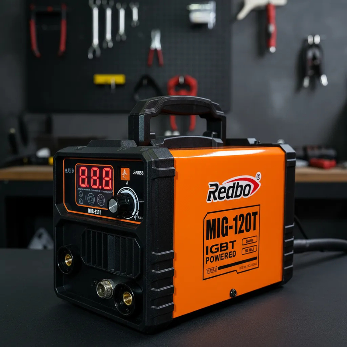 Soldadora Inverter  2 en 1 Mig 120amp Sin Gas Flux Redbo 6