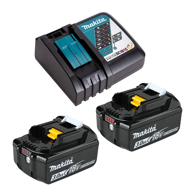 Taladro Percutor Inalámbrico 18v Car/2Bat 3ah Makita Dhp490rfx2 6