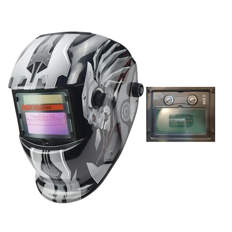 Máscara Para Soldar Fotosensible Profesional Redbo RBLYE88 4