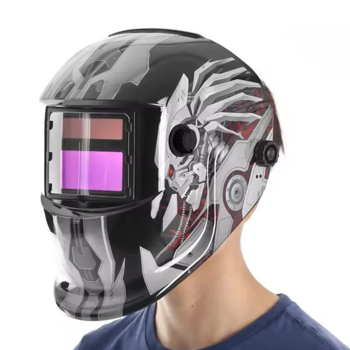 Máscara Para Soldar Fotosensible Profesional Redbo RBLYE88 7