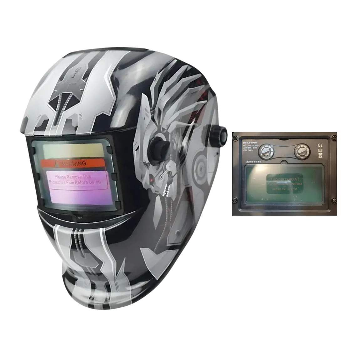 kit Soldadora Indura MMA 160A + Máscara Fotosensible RBLYE88 6