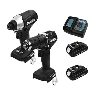 Kit Inalámbrico 18V Taladro + Atornillador Makita DLX2414X7B