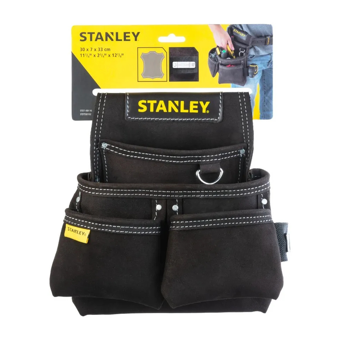 Bolso Portaherramientas Doble Cuero Stanley STST1-80116 4